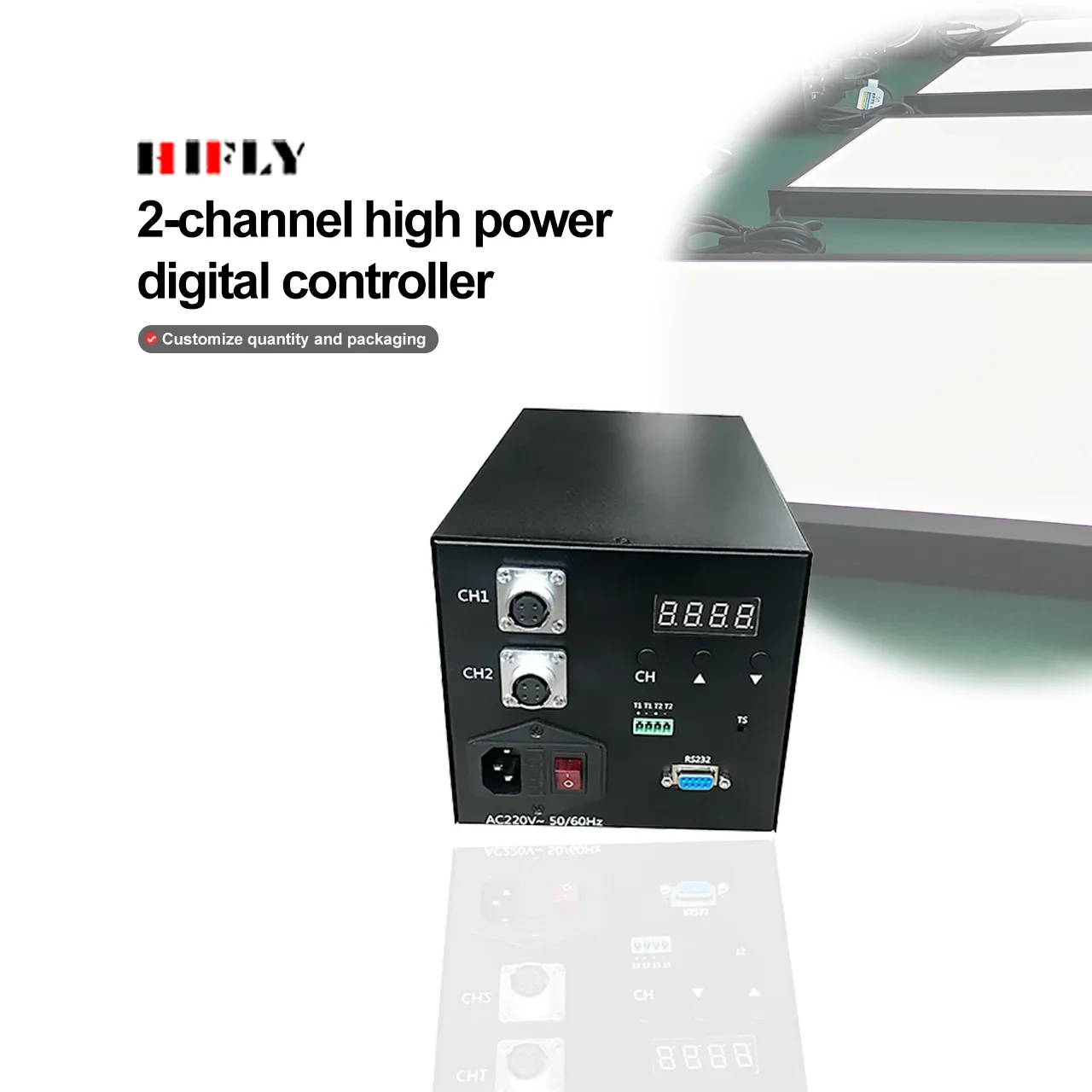 ZXY HIFLY 100W 150W 2 Channel Digital Dimmer High Power LED Lights Controller