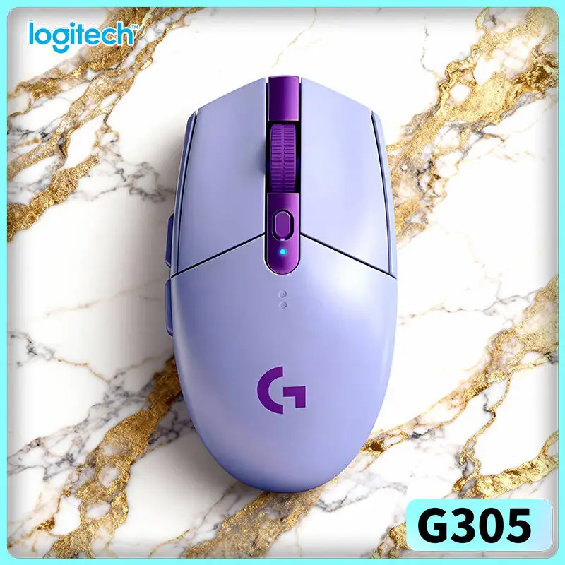 High-Speed Tracking Logitech G305 Wireless Gaming Mouse 12000 DPI 6 Buttons Low Latency for FPS Gaming Gamer
