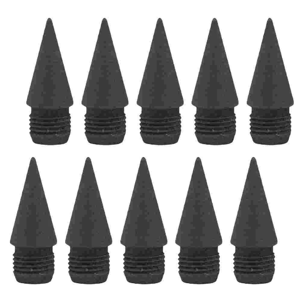 10 Pcs Replacement Pencil Tip Sketch Tips Infinite Replaceable Heads Everlasting Graphite Nibs Inkless Child