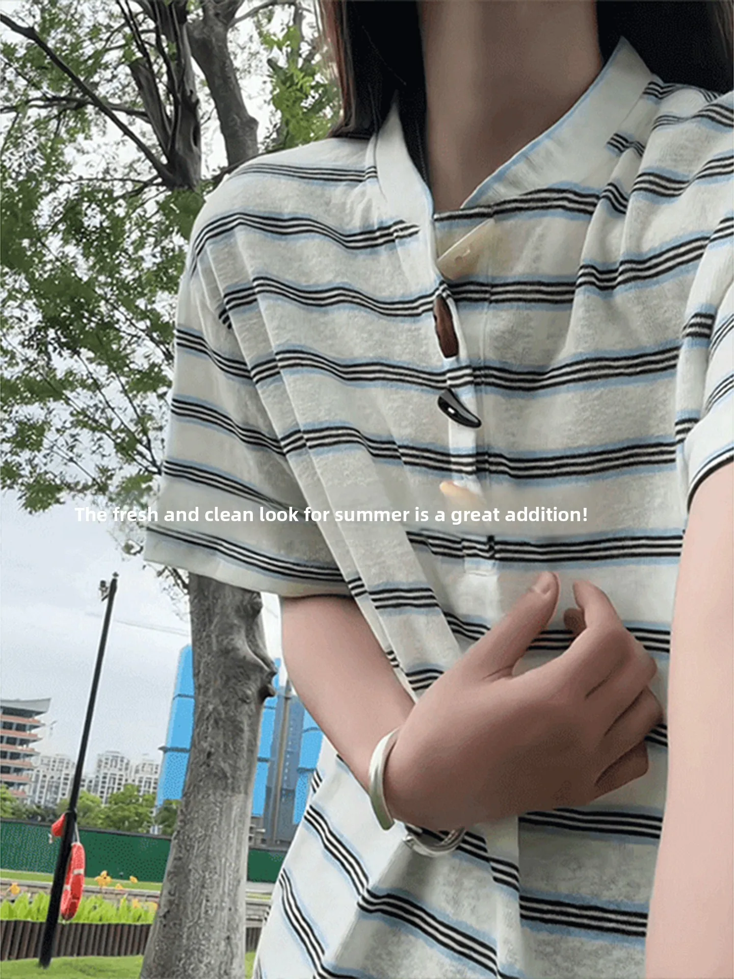 American Color Block  Shirt Men's Short Sleeve Summer Design Cuff T-Shirt High End Feelings Shoulder Level Half Sleeve