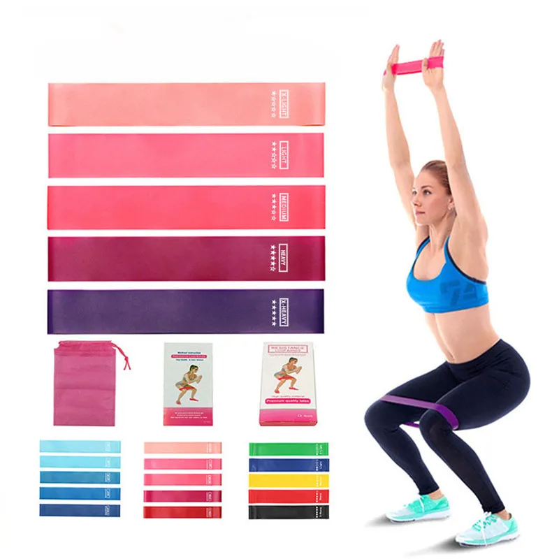 

Fitness Elastic Resistance Bands Yoga Sport Resistance Bands Home Training Crossfit Workout Stretching Pilates Gym Equipment