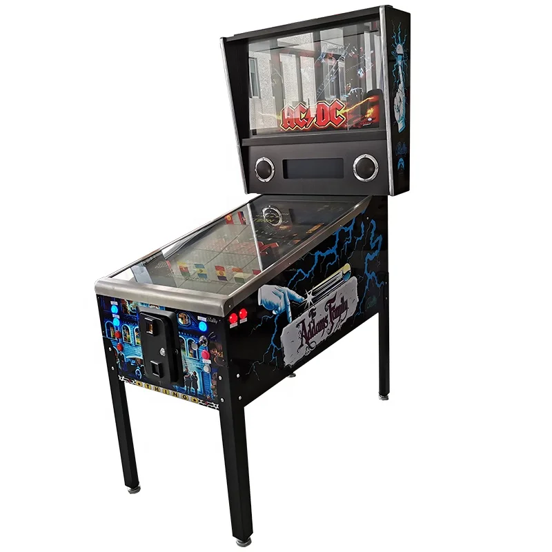 Wholesale Sale 110-220v Eu Plug Tempered Glass Coin Game Virtual Pinball Machine Arcade