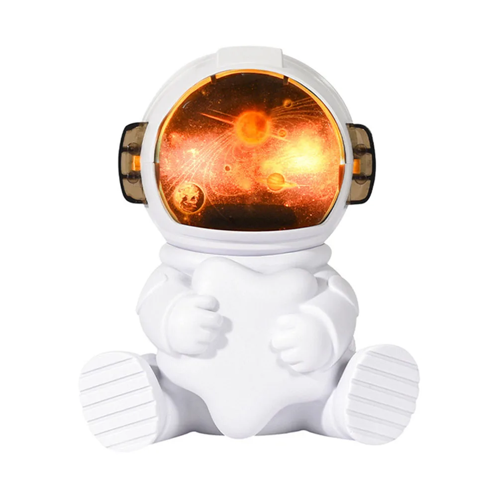 Quiet Environment 116 Mm 96 Mm 138 Mm Astronaut Humidifier Compact Desk Humidifier Air Fresheners Compact Design