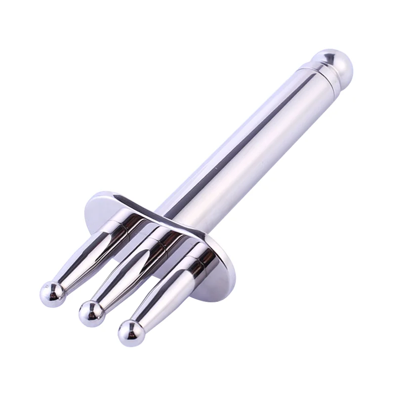 Bright Double Magnet Round Heads Magnetic Fork Magnetic Point Meridian Massage Stick to Dredge Lymphatic Muscle Relaxation
