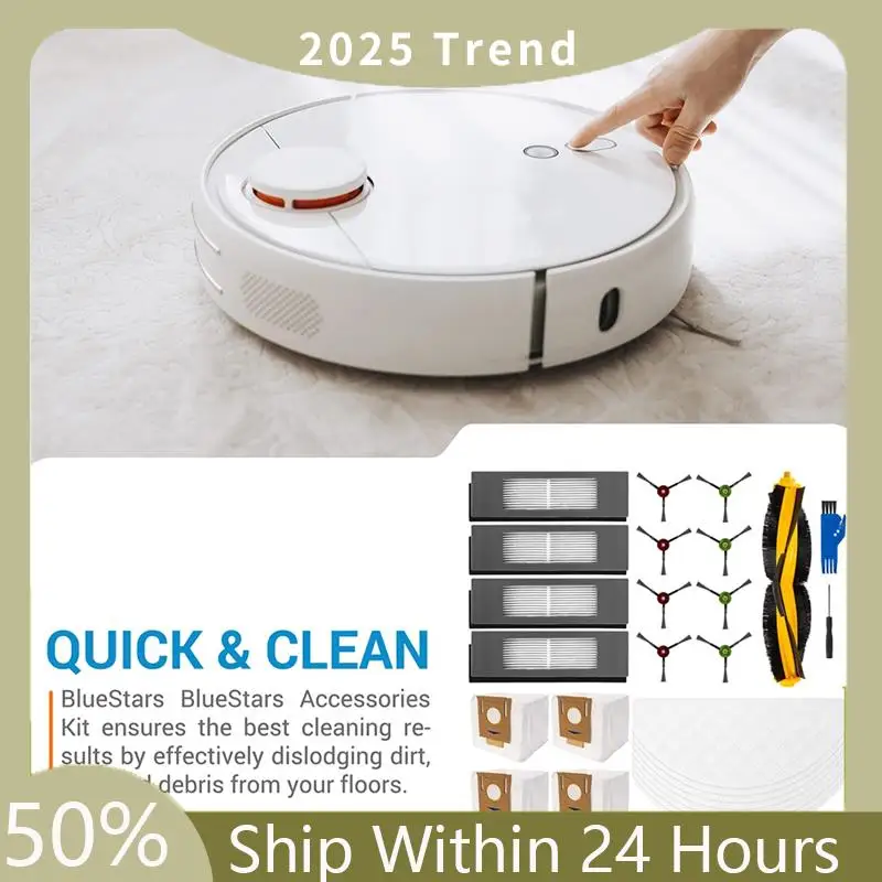 A75X Top 1Set Parts Accessories Fit For ECOVACS DEEBOT T8 T8 AIVI T8 MAX N8 Pro N8 Pro+ Yeedi Vac/Yeedi Vac Max Robot Vacuum Cle