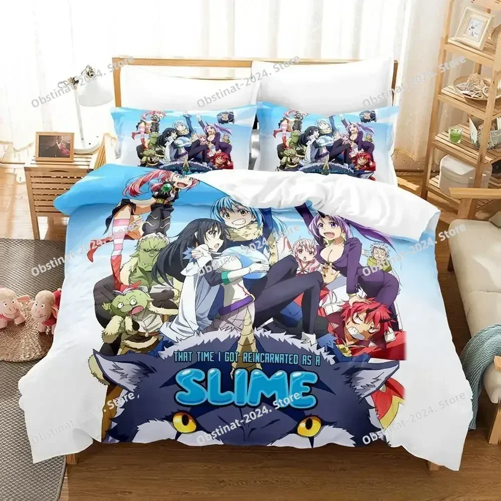 That time i got reincarnated as a slime Bedding Set Single Twin Full Queen King Size Bed Set Adult Kid Bedroom Duvet cover Sets