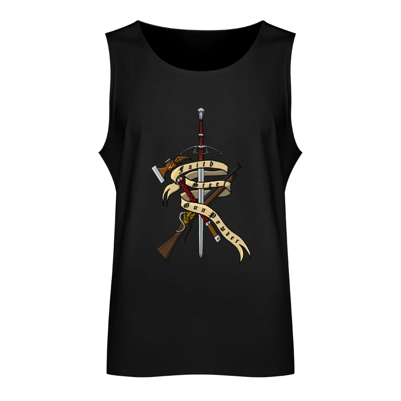 Faith, Steel, and Gunpowder Tank Top summer 2024 running shirt underwear summer clothes