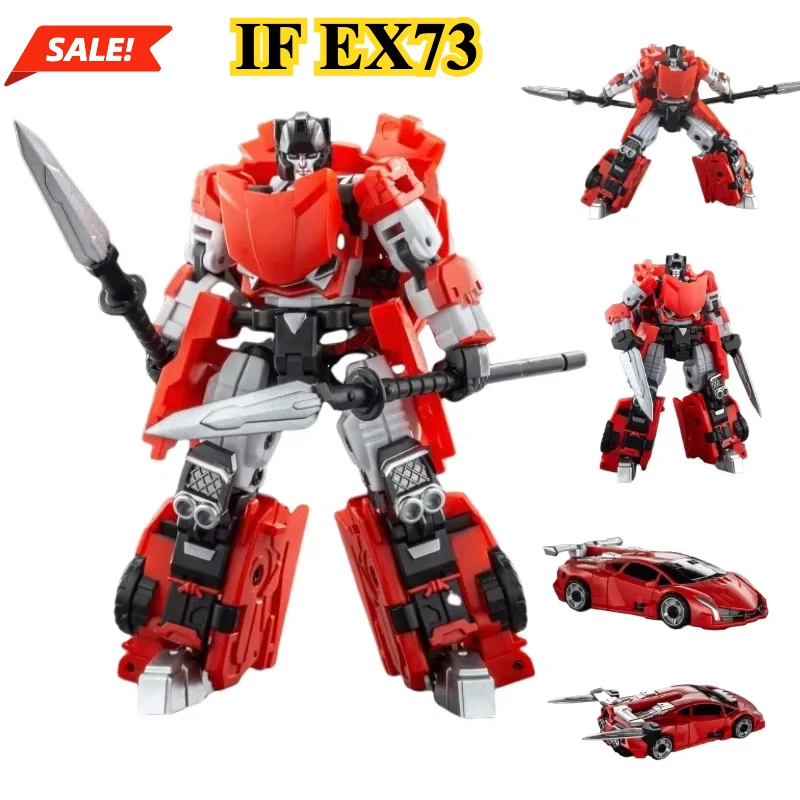 【EN STOCK AGORA】Fábrica de hierro IF EX-73 Enki Transformers Toy Figura modelo Sideswipe