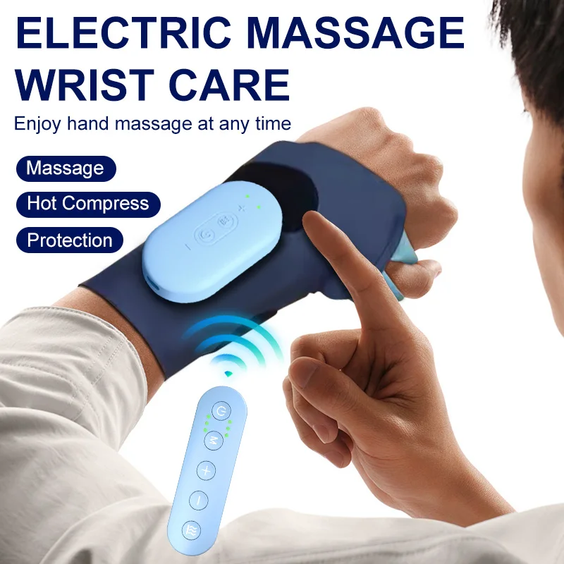 TENS Strap with Heat Therapy for Wrist Arm and Leg Pain Relief with 6 Modes and 20 Intensity Levels for Daily Care