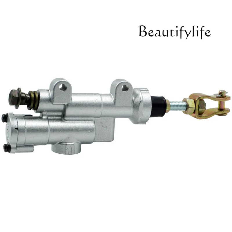 YJ Motorcycle Rear Brake Master Cylinder One Word Pump For CRF CQR Huayang Baicai ATV Dirt Bike Hydraulic Brake