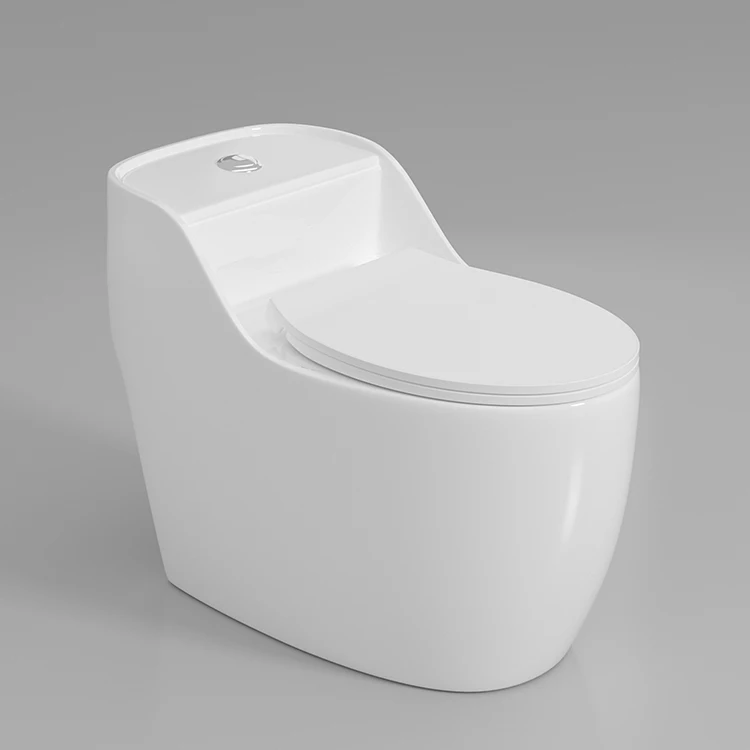 Toilet,Modern Floor Mounted Contemporary Luxury Commode Toilets Ceramic S Trap One-piece Toilet