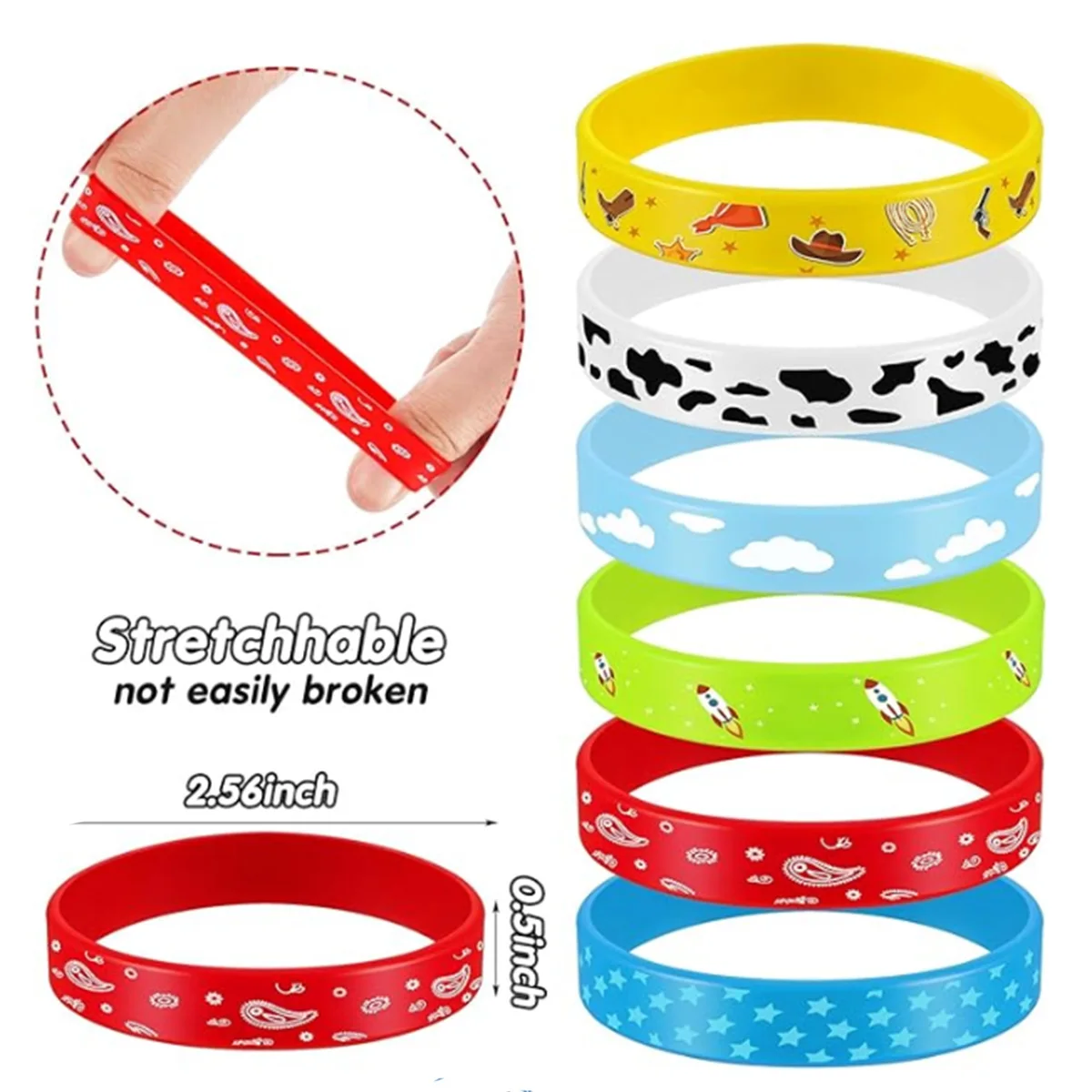 لعبة قصة هدايا للحفلات أساور صفعة هدايا جودي حقيبة الحشو الأساور بيناتا الحشو لوازم الحفلات ملصقات ورقة نظارات