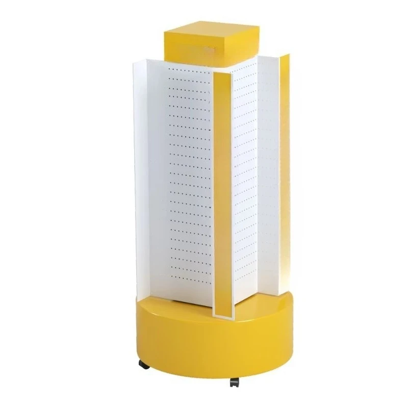 Nail plate metal floor-to-ceiling exhibition rotating sunglasses hardware tool display stand