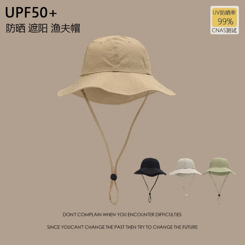 

Japanese Retro Dome Basin Caps for Men and Women Summer Outdoor Camping Sun Protection Versatile Casual Quick Drying Bucket Hats