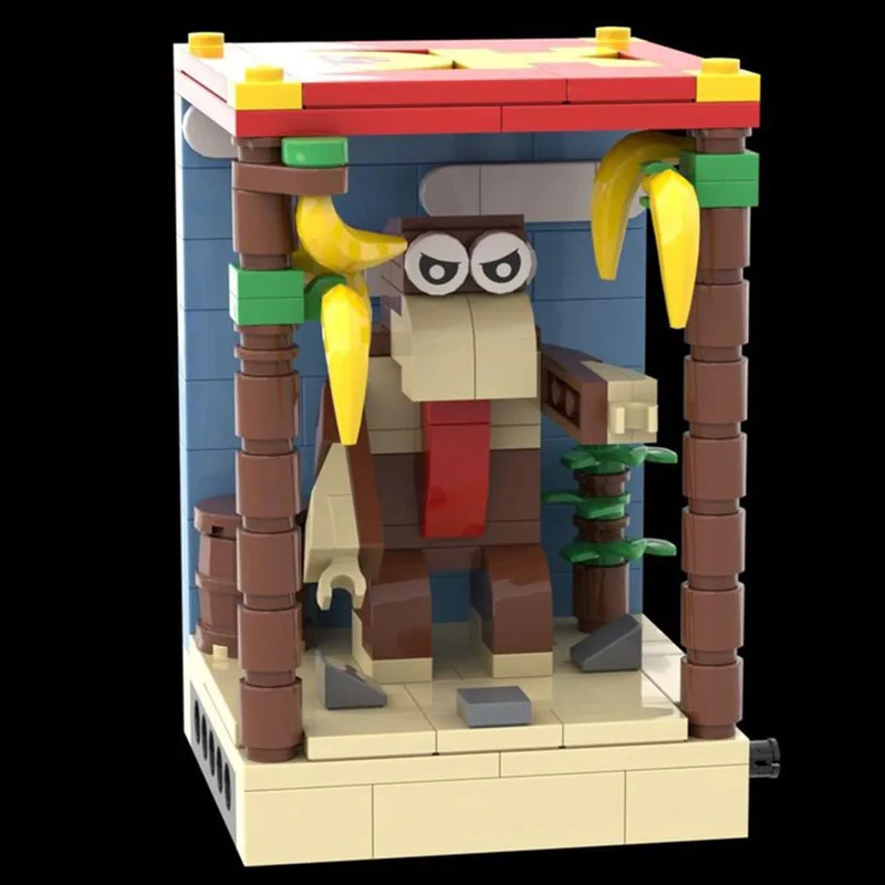 

167PCS MOC Supers Marioes Donkey Kong Cube Classic Game Character Modular Building Blocks Toys Kids Birthday Gift