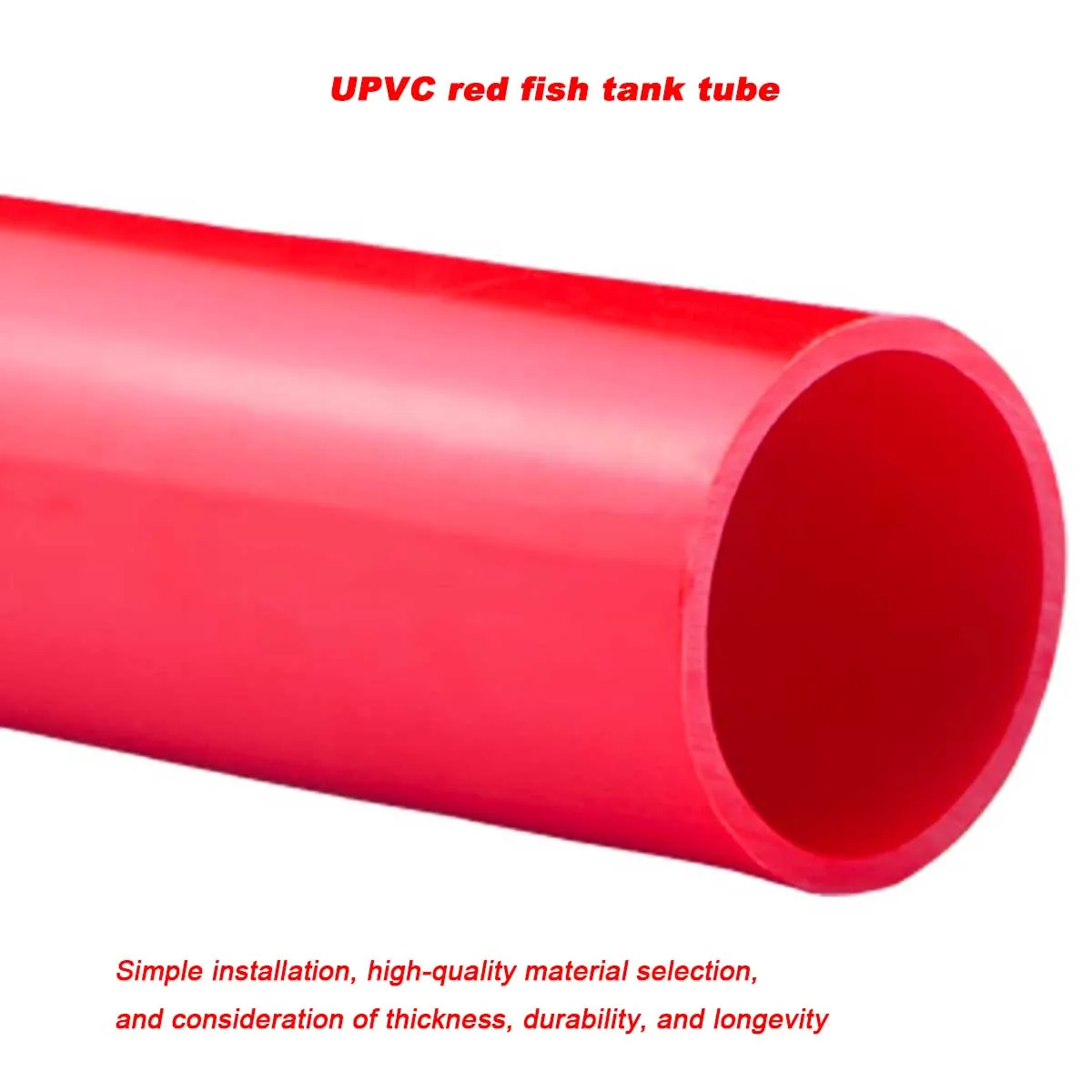 20~50mm UPVC Tube Aquarium Fish Tank PVC Pipe Home Garden Irrigation Watering Hydroponic Planting