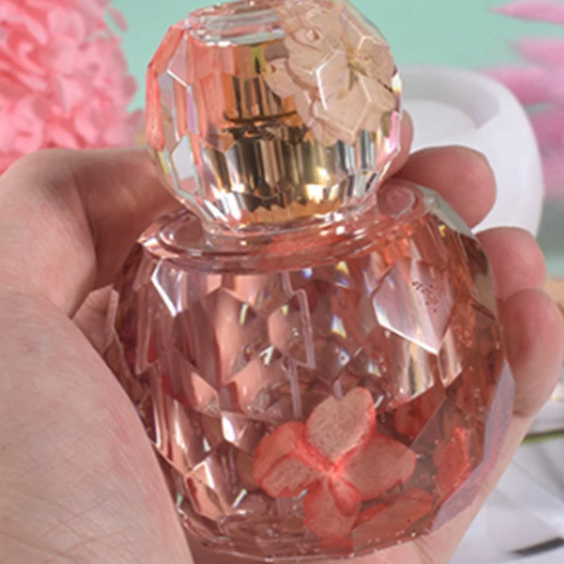 แม่พิมพ์ซิลิโคนสำหรับยางซิลิโคนขวดน้ำหอมพร้อมหัวฉีดสเปรย์10ชิ้น1ชุด