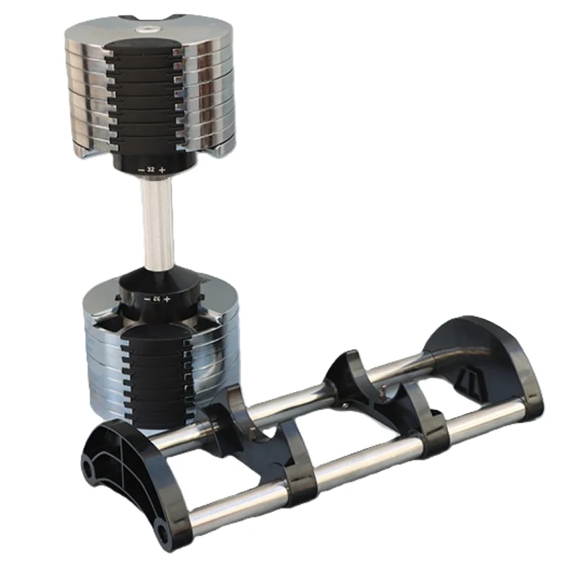 

40kg Adjustable Electroplated Dumbbells for Men's Fitness Home Speed Training with Large Weights Pure Steel Iron