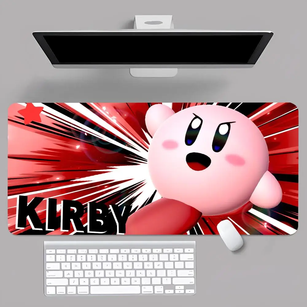 Kawaii Cartoon K-Kirbys MINISO Mouse Pad Anime Game Mouse Pad Computer Desk Office Carpet Laptop MousePad