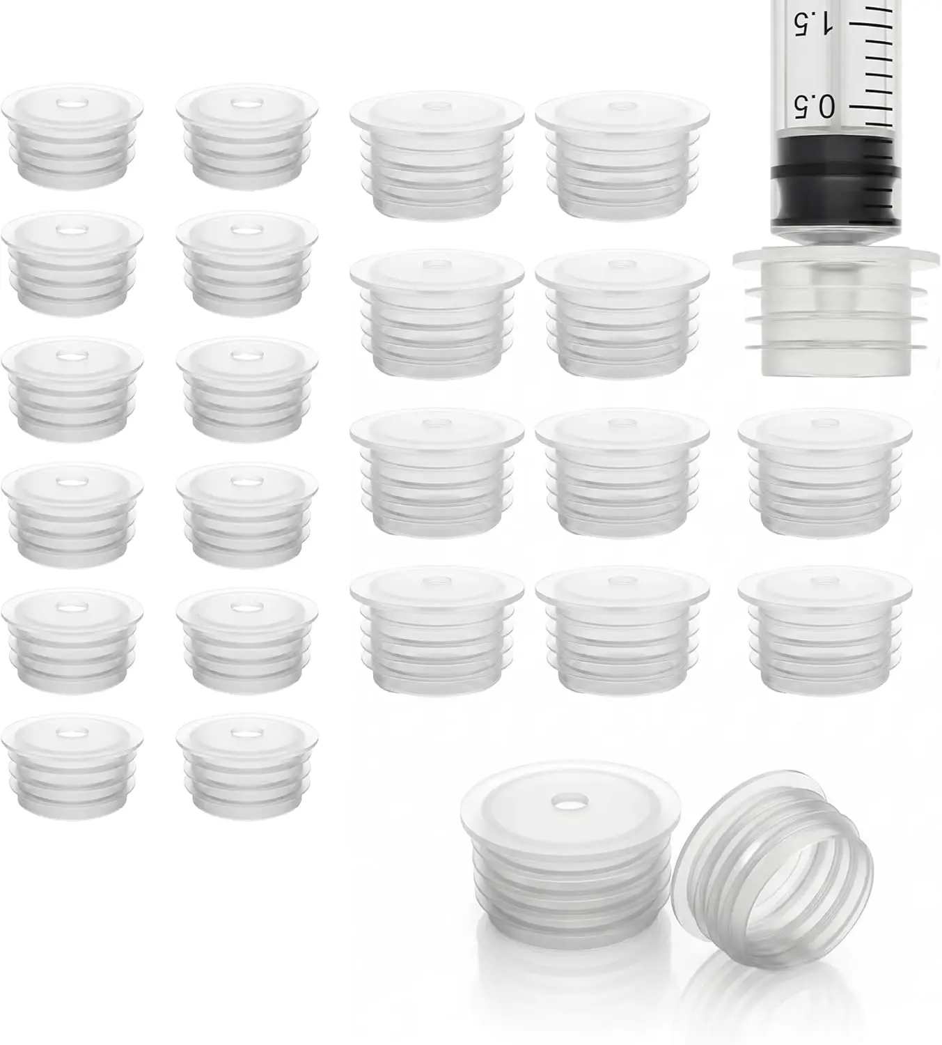 Needle Syringe Mouth Adapter - Push-Type Oral Injection Syringe Mouth Adapter - Suitable for Equal Extraction of Drugs