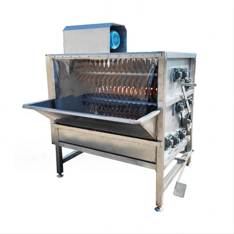 Best Price Slaughtering Equipment Quail Bird Duck Goose Chicken Poultry Feather Removal Cleaning Wet Plucking Processing Machine