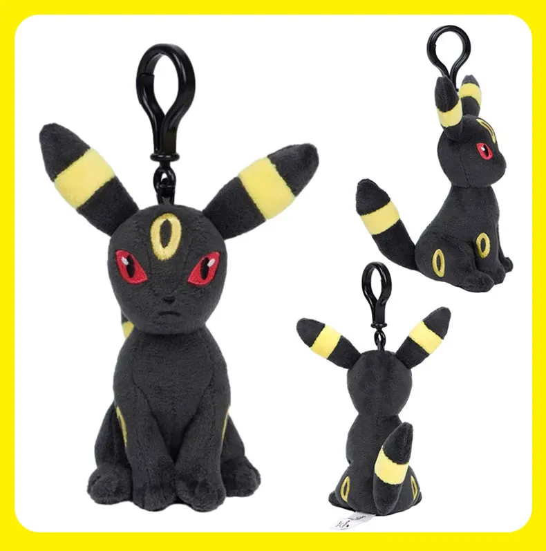 Pokemon Pikachu Mew Squirtle Eevee Charm ander Kawaii Plüsch tier Anhänger Stofftiere Rucksack Anhänger Schlüssel ring kleine Puppe Geschenk – Detail 14