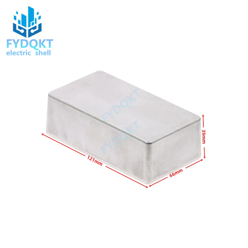 1pcs 125B Style Effects Pedal Aluminum Stomp Box Enclosure 122*66*39.5mm for Guitar Instrument case