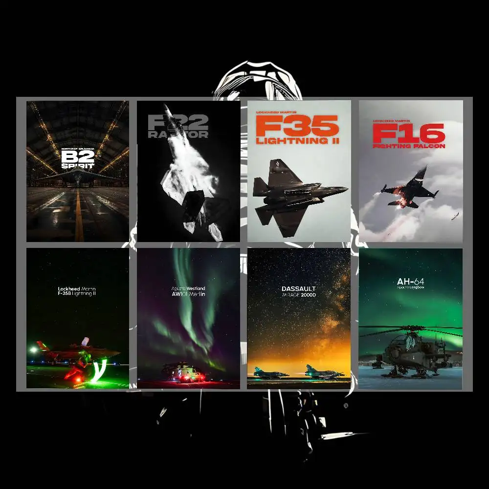 Fighter Jet Airplane Aviation Aurora Stickers Moto Sticker Auto Body Bumper Windows Motorcycle Laptop Walls Vinyl Decal