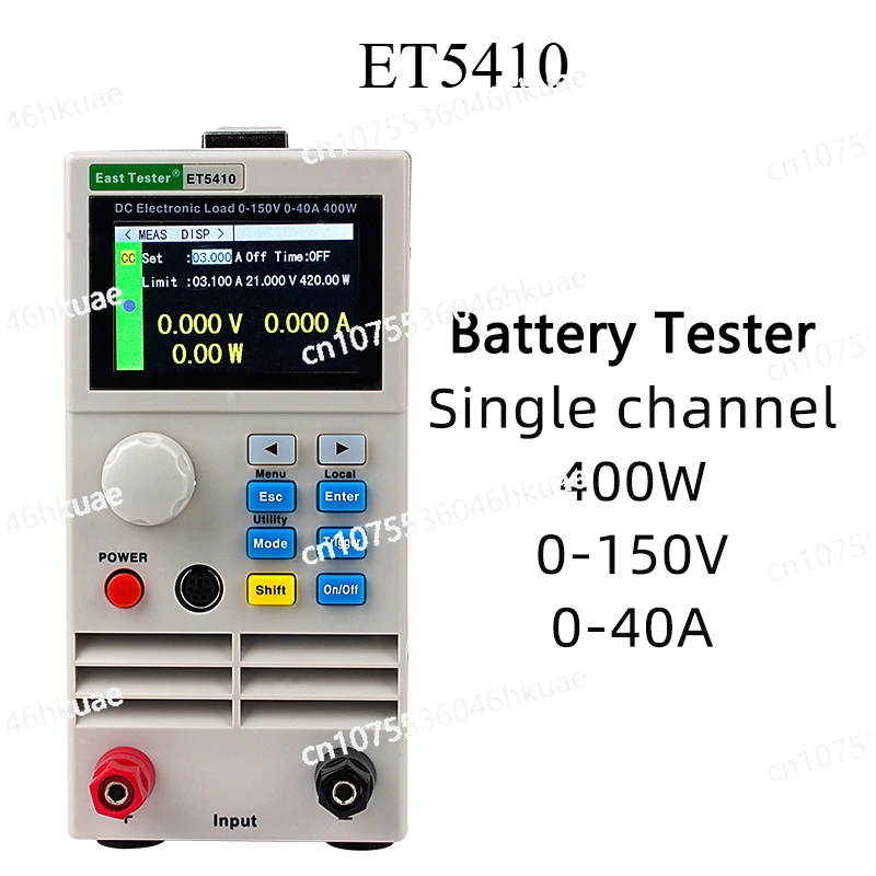 ET5410 400W 150V 40A Load Professional Programmable DC Electrical Load Digital Control DC Load Electronic Battery Tester ET5420