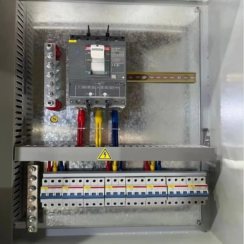 Electrical Control Panel Board Power 3 Phase Distribution Panel Box Custom Circuit Breaker Mccb Box 200 Amp Electrical Panel