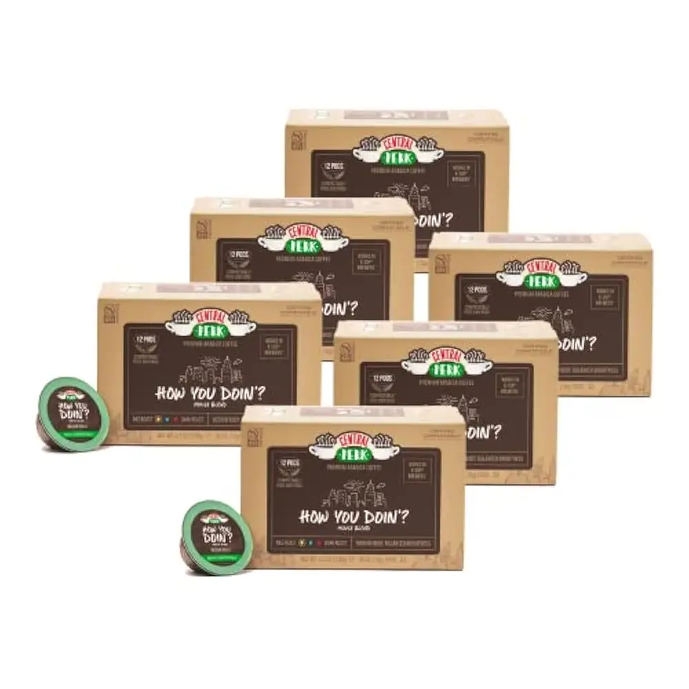 

Central Perk Single Serve Coffee Pods, Compatible With All K-Cup Brewers Medium Roast Coffee - 12 Pods Per Box (1 Box)