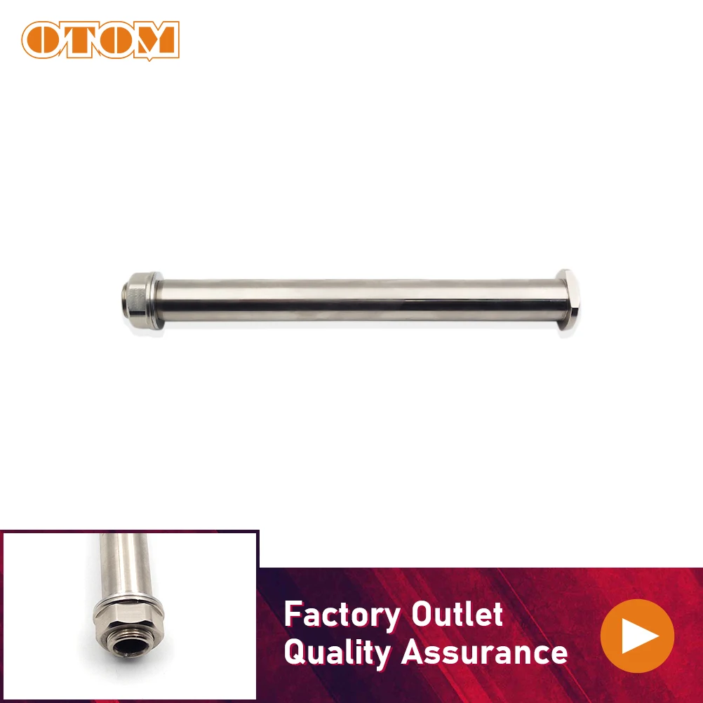 OTOM 2009-2023 Motorcycle Steel Rear Wheel Axle With Nut Kit For YAMAHA YZ250F YZ450F FMONSTER Dirt Bike Rear Wheel Spindle
