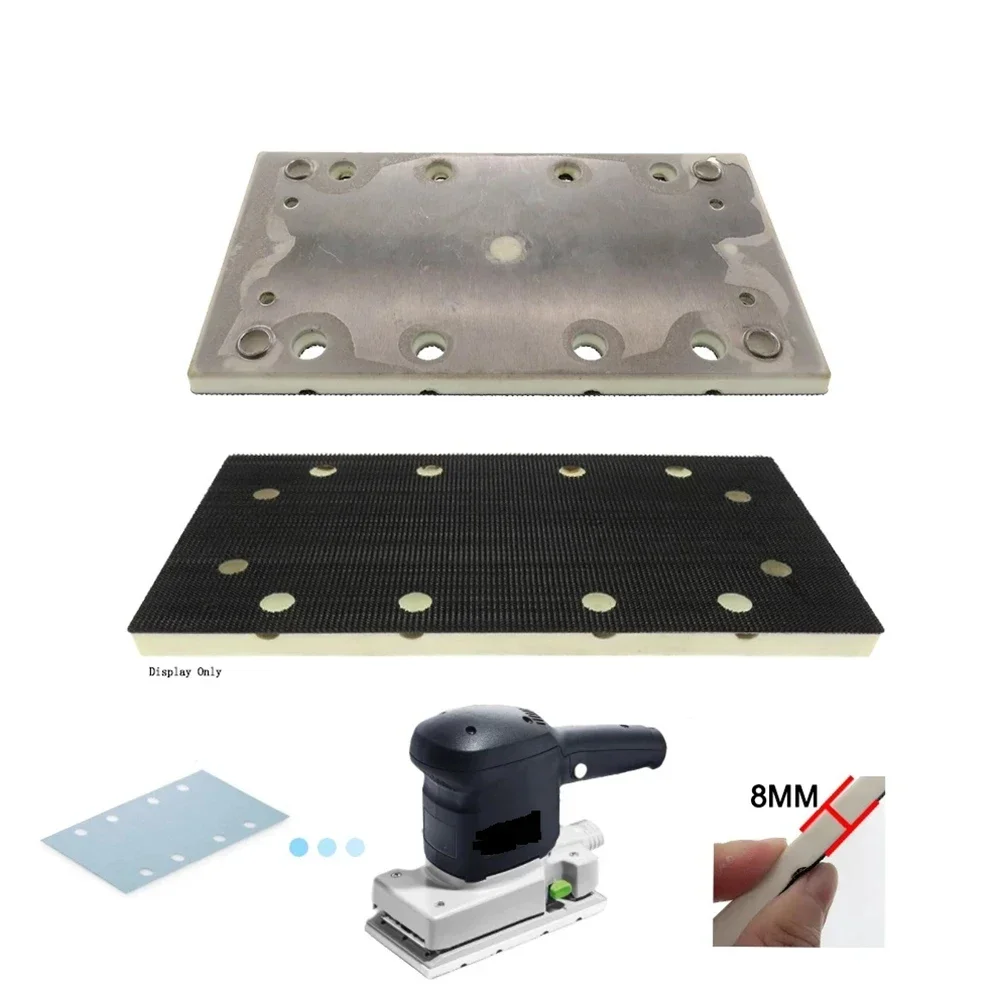 샌딩기 패드 백업 플레이트, RS300 EQ-Plus/LRS 93 샌더 교체, 스퀘어 폴리싱 디스크, 전동 공구 액세서리, 93*178mm, 1 개