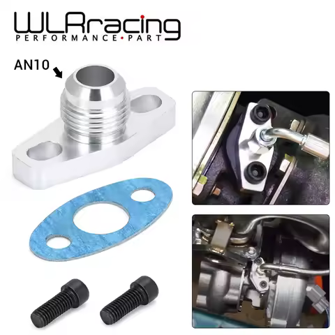 WLR RACING - Turbo Oil Return/Drain Flange Adapter AN10 For GT28 GT30 GT35 T25 WLR-OFG34