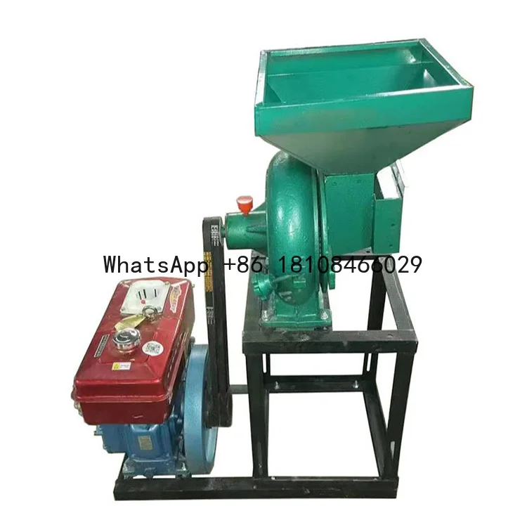 280 Diesel Engine Feed Grinder Corn Milling Machine Maize Flour Grain Wheat Crusher Machine