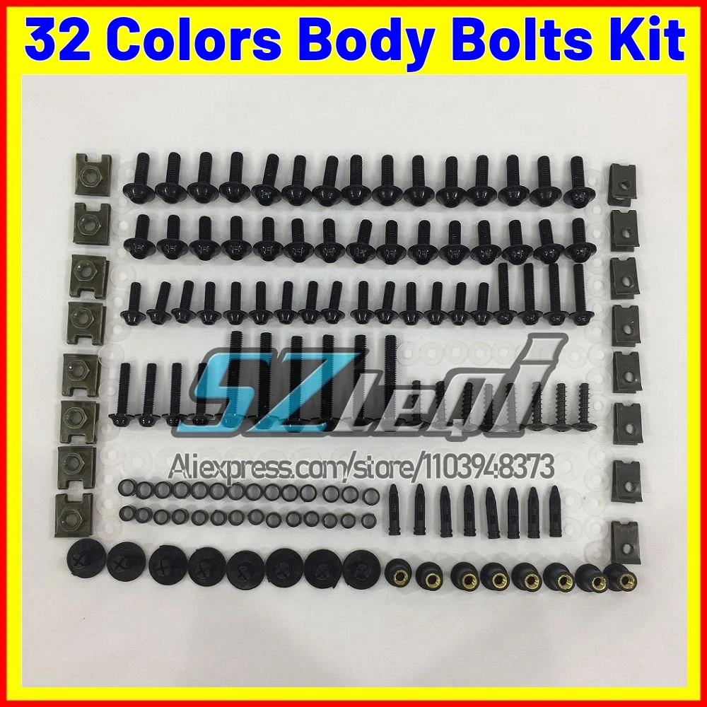 Fairing Bolts Full Screw Kit For KAWASAKI NINJA ZX 2R 3R 4R 5R 6R 7R 9R 10R 11R 12R 14R 6 10 R Motorcycle Body Bolt Screws Nuts