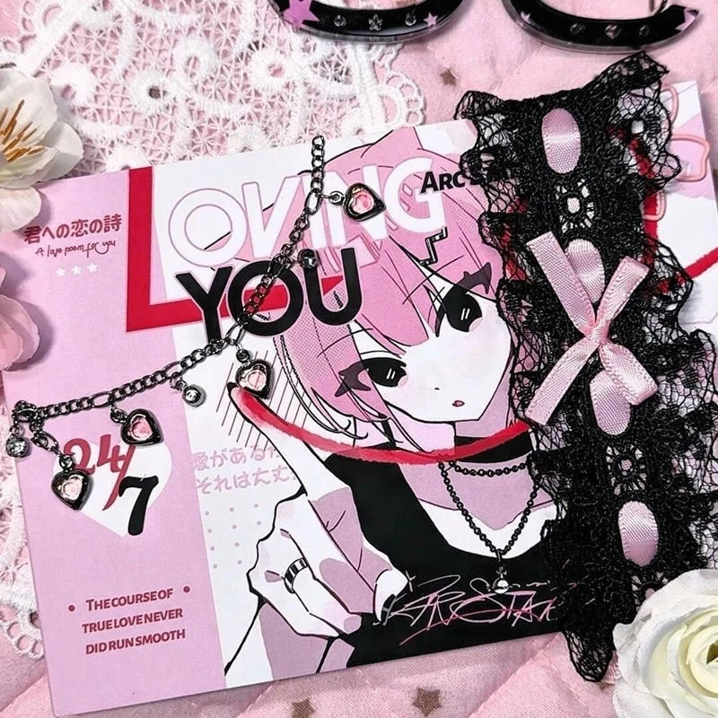 

New Cute Dark Girl Series Cut Film Sticker Book Journal Phone Case DIY Scrapbook Sticker Kawaii Decoration Stickers Gift