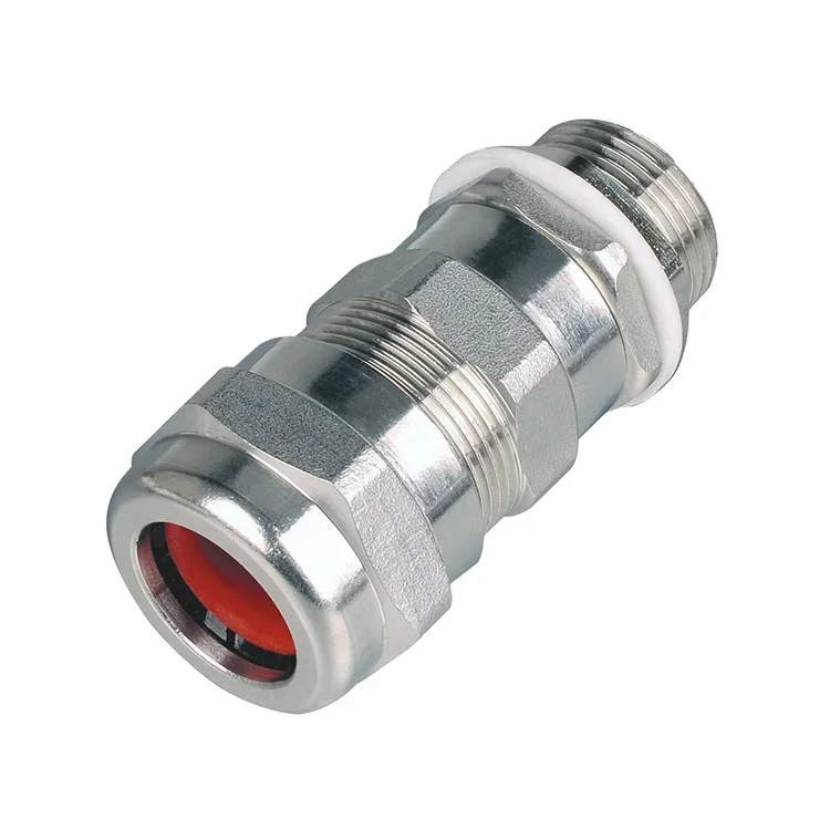 Nickel Plated Brass Gland Cable Glands Ex BDM With Ce Certificate