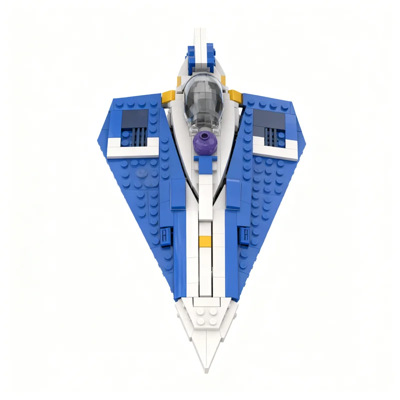 305pcs MOC Delta Aethersprite Class Light Model Building Blocks Architecture Toys Christmas Gift Brick Idea DIY Kids Creative