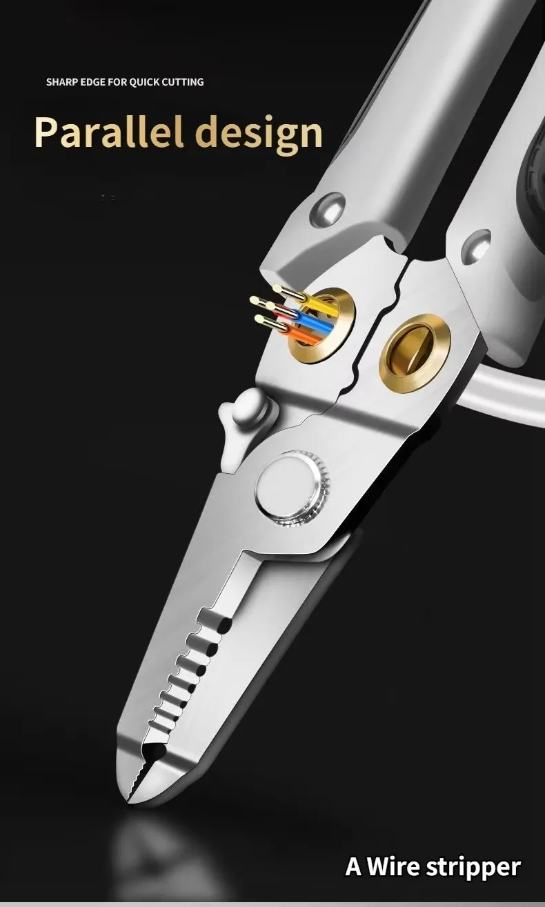 Alicates de decruestacion de cavi, cavi elettrici multiutensile, cortador, herramienta de reparación de cables multi