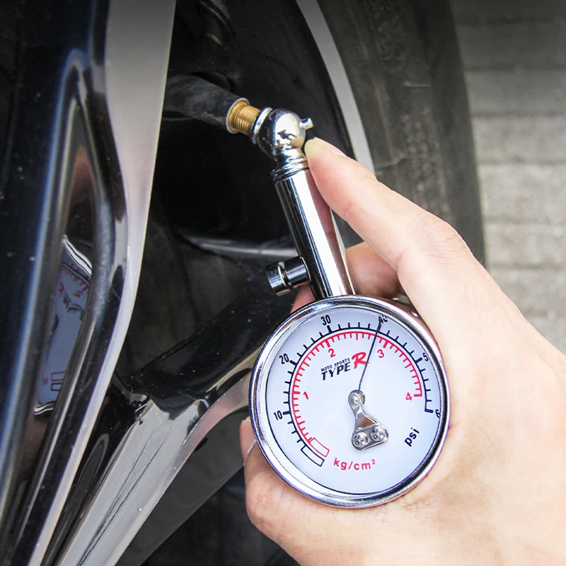 Car Tire Pressure Gauge Tyre Deflation Pointer Auto Tire Inflation Pressure Gauge Measurement High Precision Meter Detector