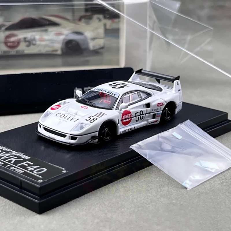 SW 1:64 F40 LBWK سبيكة سيارة Diecasts ولعبة المركبات نموذج سيارة مصغرة مقياس نموذج سيارات لعب للأطفال #4