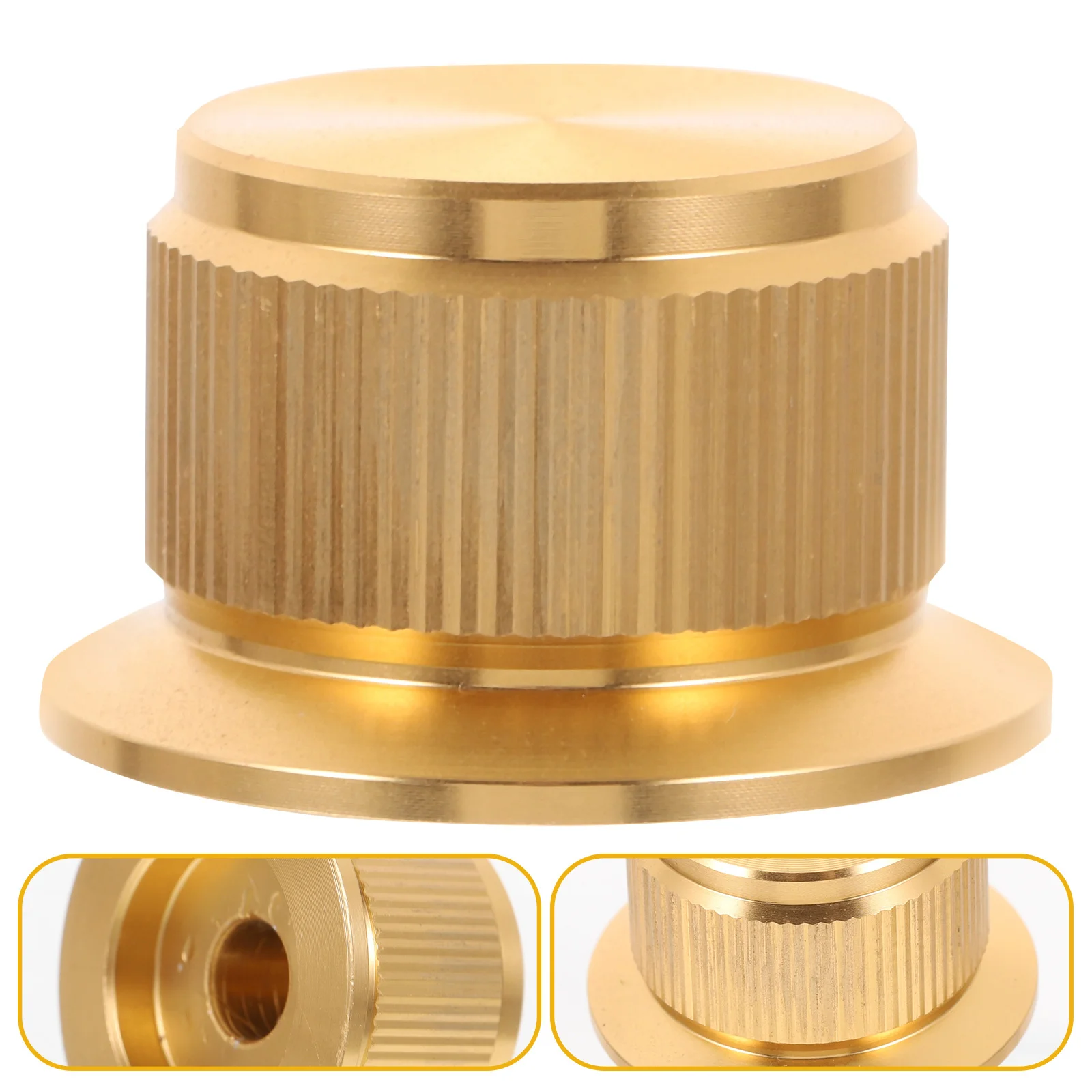 

Aluminum Alloy Volume Potentiometer Knob Cap Design Precision Crafted Control Knob for Electric Guitar Bass Audio Equipment