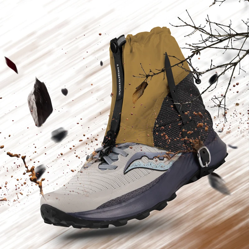 Outdoor Waterproof Leg Covers, Camping Hiking Low Ankle Shoes Cover, Sand Proof Legs Gaiters, Travel Shoe Snow Cover