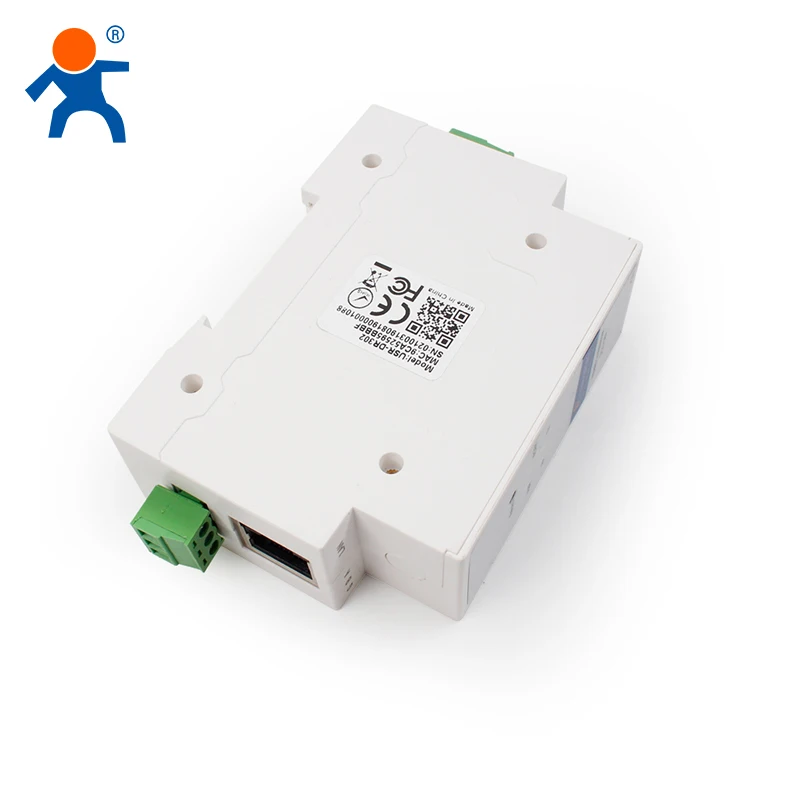 USR-DR301 เกตเวย์ Din Rail Modbus แปลงสัญญาณ Serial RS232 เป็น Ethernet สำหรับเชื่อมต่ออุปกรณ์