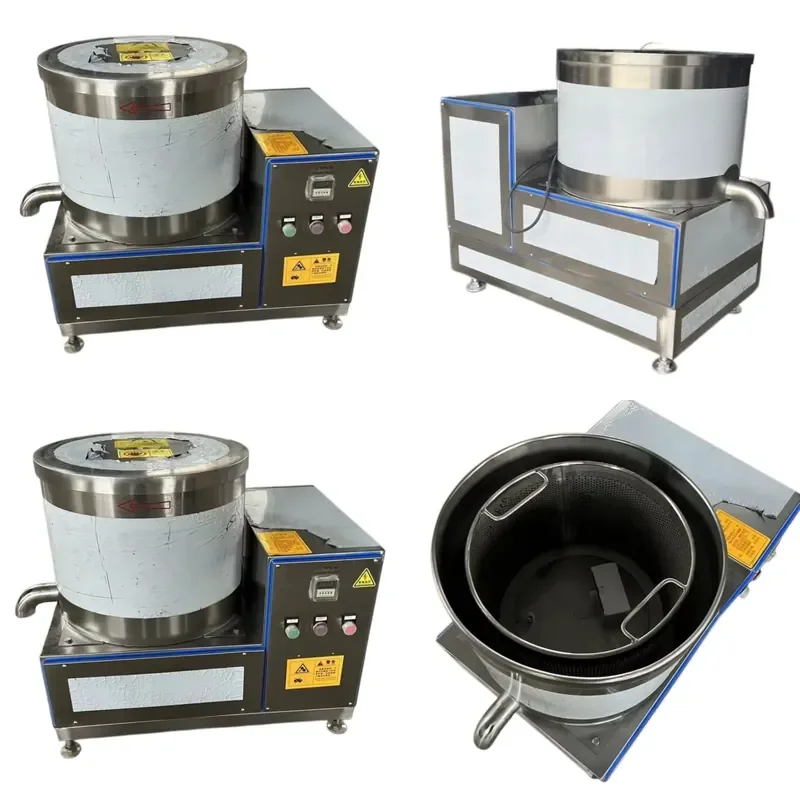 for Industrial Stainless Steel Fried Food Degreasing Machine Oil Centrifuge Vegetable Dehydrator Ex Factory Price