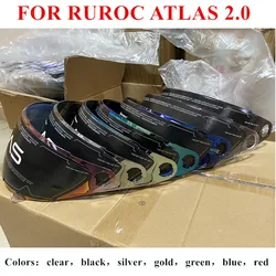 Atlas 2.0 Cascos Para Moto Full Face Helmet Lens For RUROC Atlas 2.0 Motorcycle Accessories Capacete Visor