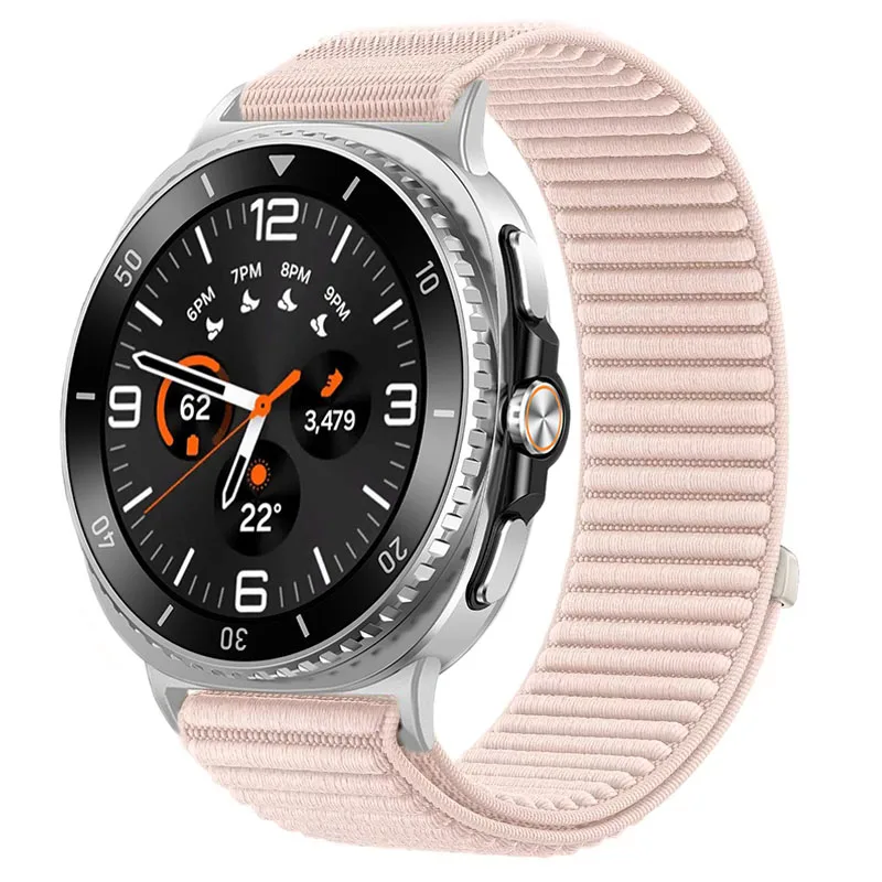Atmungsaktives Nylon-Armband für Samsung Galaxy Watch 9/8/Classic Original Armband Uhrenband Correa für Galaxy Watch 9 44mm 40mm Band – Detail 35