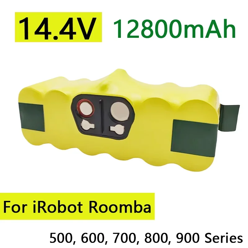 12800mAh 14.4V Replacement NI-Mh Battery lpega for iRobot Roomba 500 600 700 800 Series roomba 530 555 560 581 620 650 760 880