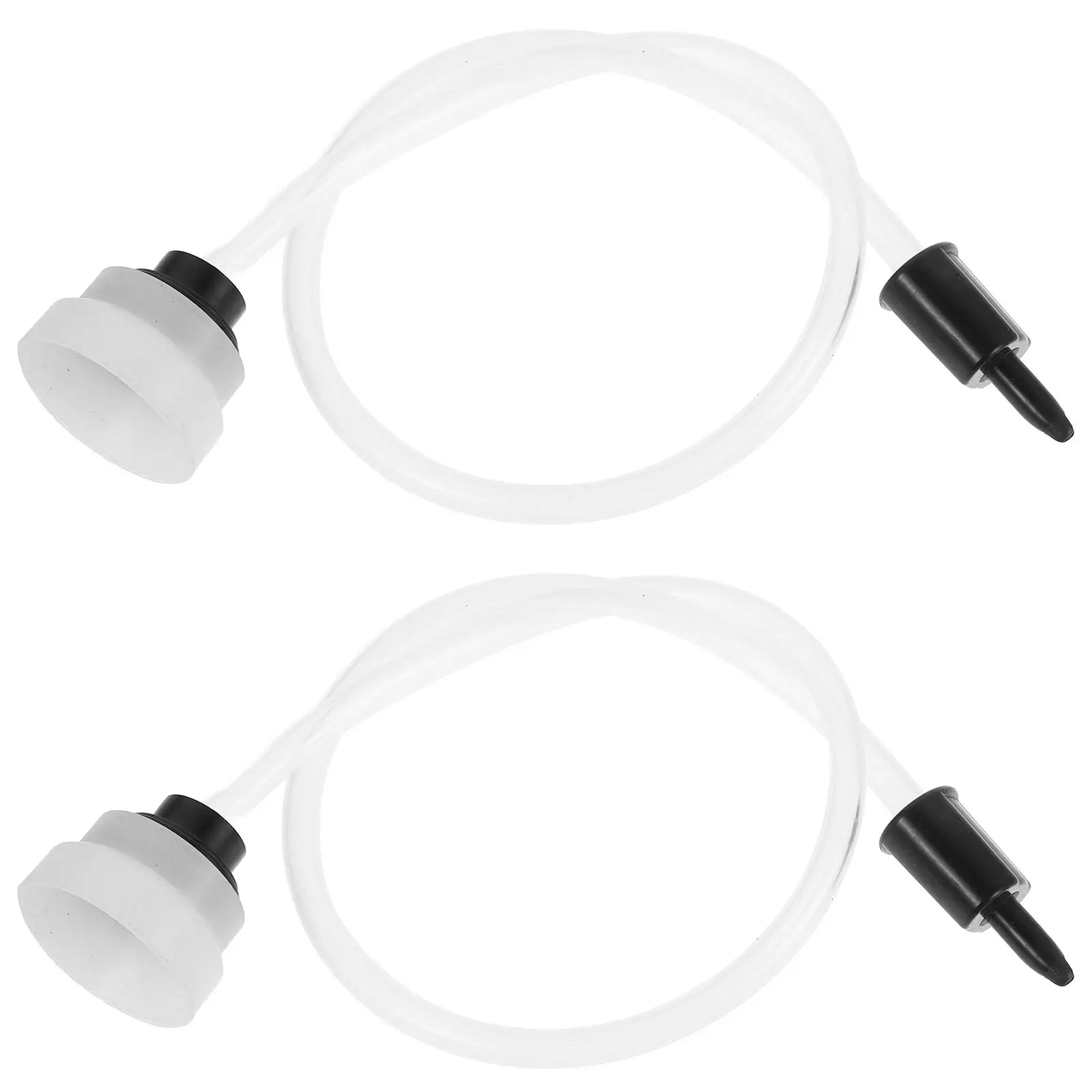 2 Pcs Vacuum Packaging Machine Sealer Attachment Adapter Replacement Tube Plastic
